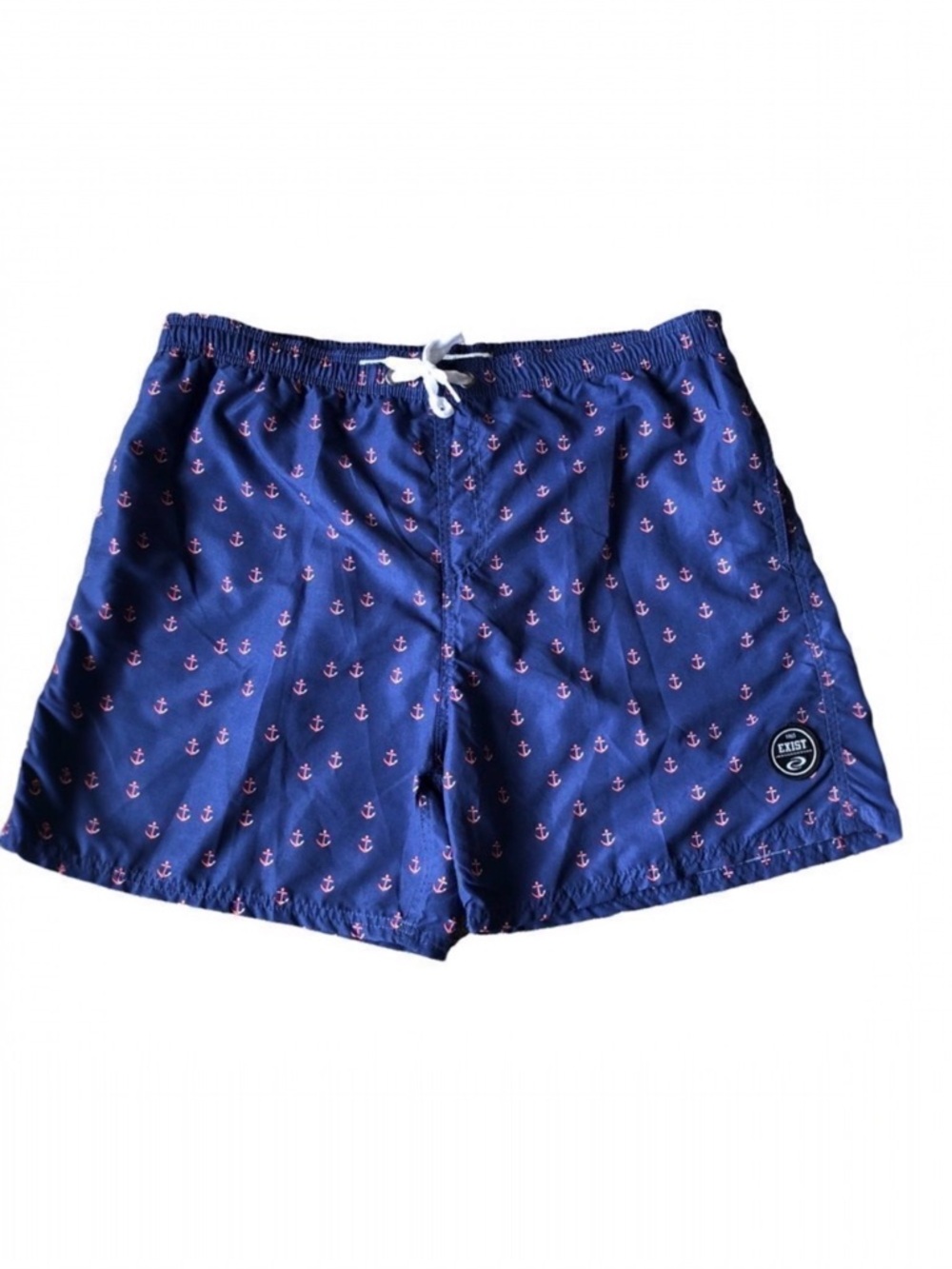 Exist Swim Men’s Navy‎ Anchor Print Swim Trunks Size 3XL